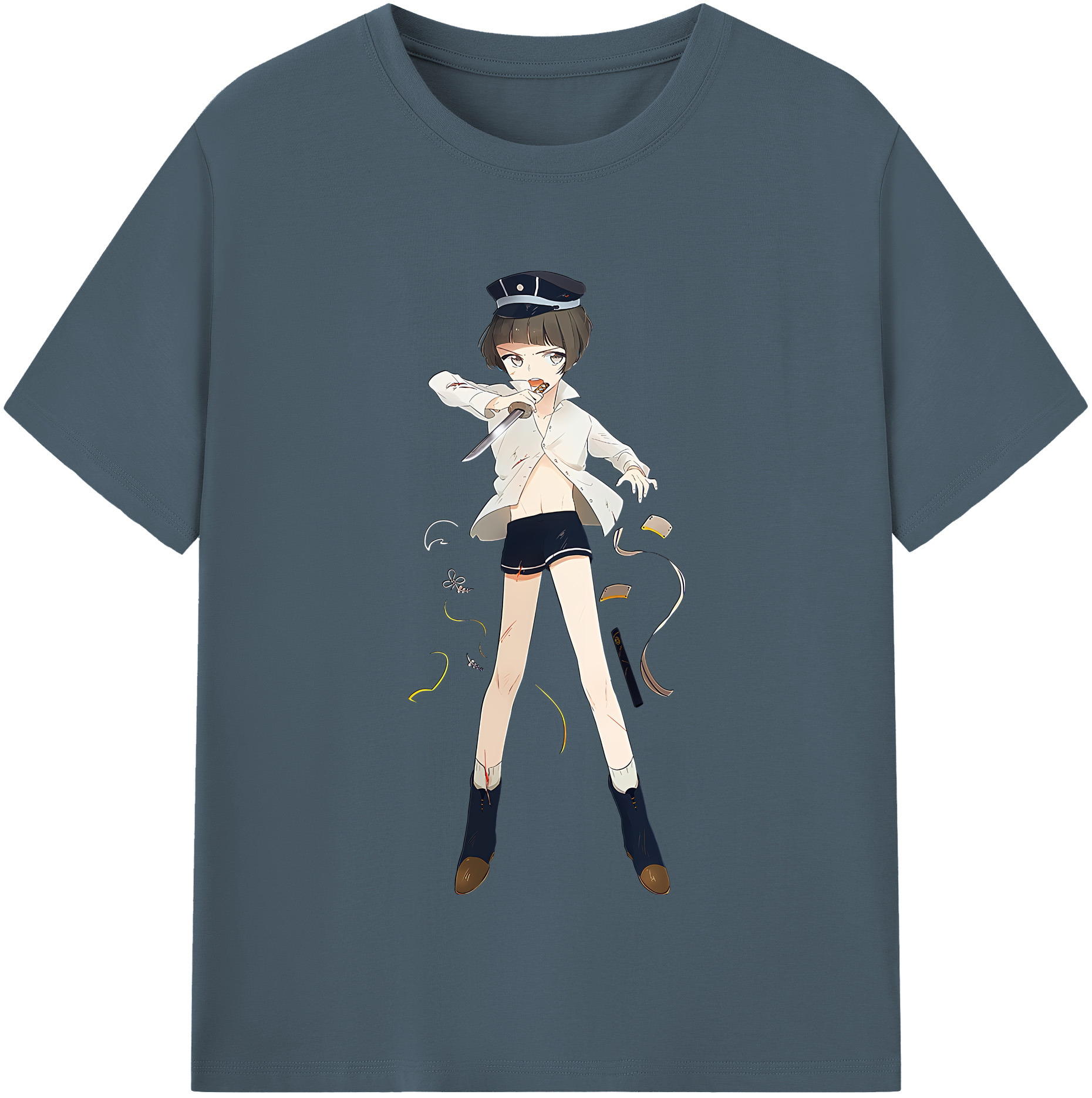 （画像用） 刀剣乱舞 Touken Ranbu 綿100％半袖Tシャツ（フロントプリント）